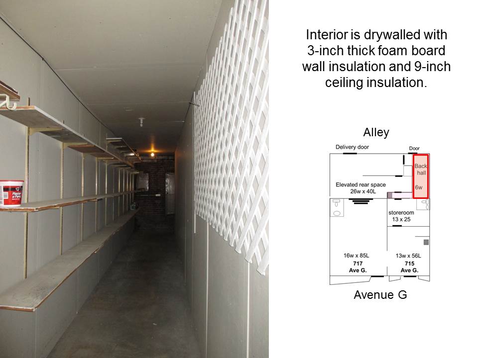 Rear Insulated Hallway